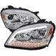 Fits 06-08 MERCEDES ML W164 Projector Headlights With Clear Lens