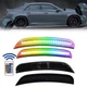 For Chrysler 300 2015-2023 Front Rear Bumper LED Side Marker RGB Lights 4PCS For Chrysler 300 2015-2023 Front Rear Bumper LED Side Marker RGB Lights 4PCS
