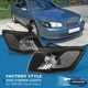 For 00-01 Toyota Camry XV20 Replacement Black Clear Corner Lights Parking Lamps