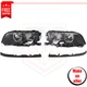 Headlights Kit of 4 pieces for 1999-2000 BMW 328i / 323i Base 4-Door Sedan