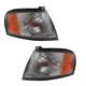 For 1995 1996 1997 1998 Nissan 200SX Park Light Driver and Passenger Side Pair