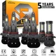 AUIMSOCO Para For Dodge Viper 2003 2004 faro LED + Kit de luz antiniebla 6000K AUIMSOCO Para For Dodge Viper 2003 2004 faro LED + Kit de luz antiniebla 6000K