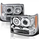For 1993-1998 Jeep Grand Cherokee Chrome Projector Headlights Driver & Passenger