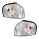 For Volvo S80 2004-2006 Corner Lights Driver and Passenger Side Pair Clear Lens