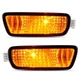 HECASA Left+Right Side Bumper Turn Signal Lights For Toyota Tacoma 2001-2004 New