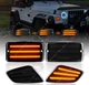 For 1997-2006 Jeep Wrangler TJ Smoke Bumper Fender Signal Side Marker Lights New