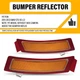 Left & Right 63147274433 Front Bumper Reflector Fit BMW X5 E70 2011-2013 2Pcs US
