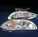 FOR 2000 2001 2002 CHEVY CAVALIER REPLACEMENT HEADLIGHT LAMP +CORNER CHROME 4PCS FOR 2000 2001 2002 CHEVY CAVALIER REPLACEMENT HEADLIGHT LAMP +CORNER CHROME 4PCS