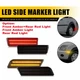 Front Rear Amber/Red LED Side Marker Light Lamps For 10-13 Ford Transit Connect