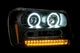 Anzo Projector Headlights Black w/ Halo For 02-09 Chevy Trailblazer 111127