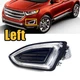 Left Driver Side Front LED Bumper Fog Light Lamp DRL For 2015-2018 Ford Edge
