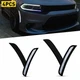 4X Smoked LED Side Marker Light 2015-2022 for Dodge Charger Widebody White Lens