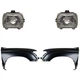 Fender and Headlight Kit For 95-97 Toyota Tacoma RWD Primed Left and Right