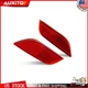 Pair Red Lens Bumper Face Bar Reflector Light Lamp For Subaru Impreza/Crosstrek