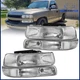 Pair Headlights Assembly For 1999-02 Chevy Silverado 00-06 Suburban New