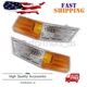 2PCS Left & Right Corner Lights Turn Signal For Jeep Patriot 2007-2017 US Stock