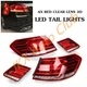 For Mercedes-Benz E-Class W212 4-Door Sedan 2014-2016 LED Taillights Rear Lamps