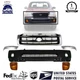 Front Bumper Cover & Signal Lamps LH+RH &Grille Chrome For 1998-00  ToyotaTacoma