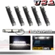 5PCS White Smoked Lens LED Cab Roof Marker Running Lights For Truck Volvo VN/VNL