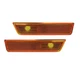 Front Driver & Passenger Marker Lamp For Dodge Challenger CH2554100 CH2555100