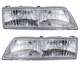 For 95 96 97 Grand Marquis Headlight Headlamp Front Head Light w/Bulb SET PAIR