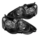 Fit 2002-2004 Acura RSX DC5 Black JDM HeadLights Driving Head Lamps Pair