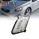 For Volvo 11-13 S60 V60 Left Front Bumper LED DRL Daytime Running Light Fog Lamp