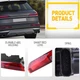 2* Left Side Right Bumper Reflector Light Set For Audi 2016-2020 Q7 Rear w/Blubs