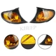 Pair Corner Amber Parking Turn Signal Lights Lamp For BMW 3 Series E46 2002-2005