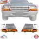 NEW FRONT HEADLIGHT AND CORNER PARKING LIGHTS SET OF 4 FOR 1998-2000 FORD RANGER