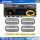Clear Lens LED Fender Bed Side Marker Lights For Dodge RAM 2500 3500 HD Truck