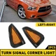 Pair (Left & Right) Side Marker Corner Lights Fits 2006-2010 Dodge Charger
