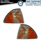 Corner Marker Light Set Fits 1987-1993 Ford Mustang FO2550105 FO2551103