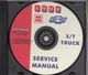 1994 ST Truck Shop Manual CD Sonoma Jimmy S10 Pickup S 10 Blazer Chevy GMC