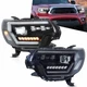 VLAND Full LED Projector Headlights For 2012-2015 Toyota Tacoma W/ Dynamic DRL