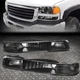 FOR 99-06 GMC SIERRA/YUKON BLACK HOUSING CRYSTAL CLEAR LENS BUMPER SIGNAL LIGHT