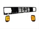 FOR TOYOTA 84-86 PICKUP 2WD STANDARD 1PC TYPE GRILLE  PARK LIGHT W/BLK BEZEL 3P