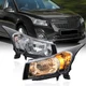 Pair Chrome Front Lamps Headlights Assembly For 2011-2015 Chevy Cruze Sedan