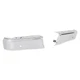 Primed 2015-2020 Chrome Ford F-150 Rear Bumper Ends With Sensor Holes