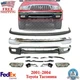 Bumper Kit with Brackets & Retainer + Signal Lamps Set For 2001-04 Toyota Tacoma
