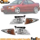 Front Headlight + Corner Light Left & Right Side For 2000-02 Chevrolet Cavalier