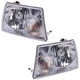 LH RH Headlights For Ford Ranger 2001-2011 Halogen w/ Bulb/s w/ Turn Signal Bulb