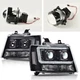 Fit For 2007-2014 Chevy Avalanche Tahoe Suburban Dual LED Projector Headlights