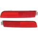 Rear Bumper Reflector Set For 2013-2019 Nissan Sentra 2009-2014 Murano CAPA