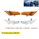 Pair Front Bumper Indicator Side Marker Turn Signal Light For Porsche Cayenne