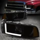 [LED DRL] FOR 94-02 DODGE RAM 1500 2500 3500 HEADLIGHT LAMPS BLACK/SMOKED/AMBER