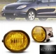 1 Pair Fog Lights For 2003-2008 Toyota Matrix/Pontiac Vibe Fog Lamps Yellow Lens