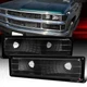 Fit 1988-1998 Chevy GMC C/K 1500 Silverado Sierra Black Bumper Signal Lights