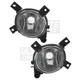 Audi RS4 B7 Cabriolet 2006-2010 Front Fog Lights Lamps Drivers & Passenger Pair