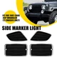 4x For Wrangler 1997-2006 Jeep TJ Smoke Bumper Fender Signal Side Marker Lights